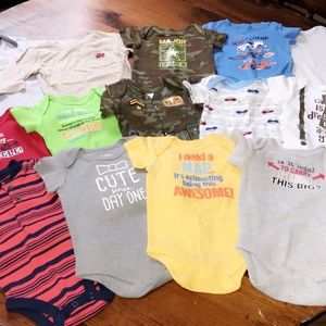 Boys Onesies Size 3 Months